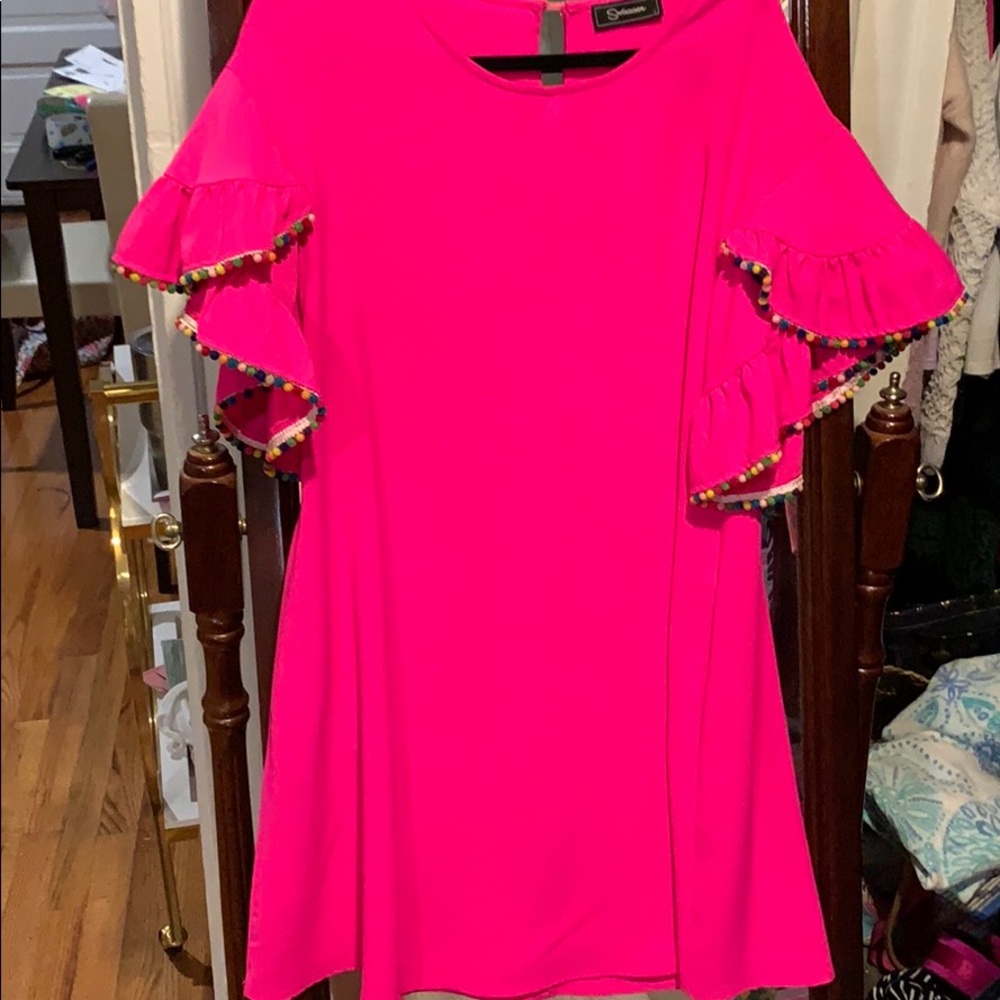 Pink boutique dress